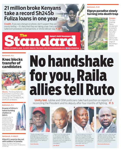 The Standard Breaking News, Kenya News, World News and Videos