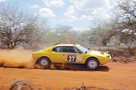 Ferrari fails test: Kravos’ adventure in Safari Classic ends as Blomqvist secures lead
