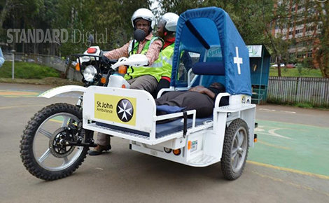 Motorcycle ambulances to cut pregnancy related deaths