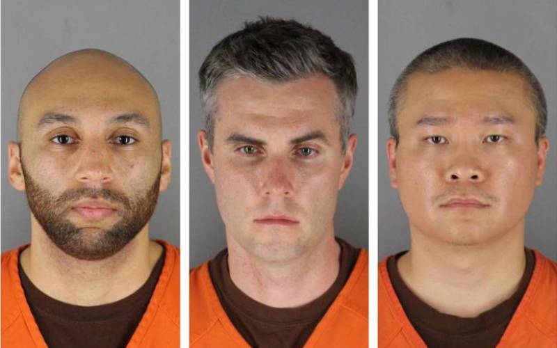 Appeals court hears case of 3 ex-cops charged in Floyd death