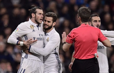 Bale sent off as Real Madrid is held to a 3-3 draw with Las Palmas