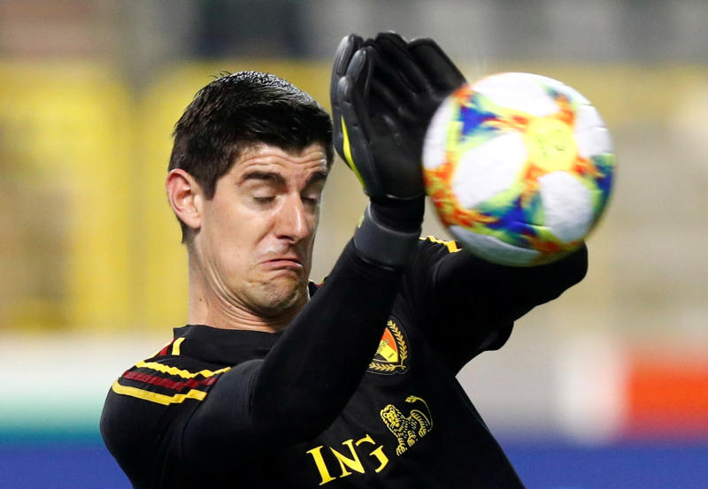 Belgium goalkeeper Courtois pulls out of internationals with hip injury