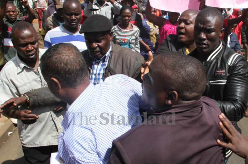 Ridgeways was a warzone on Tuesday 