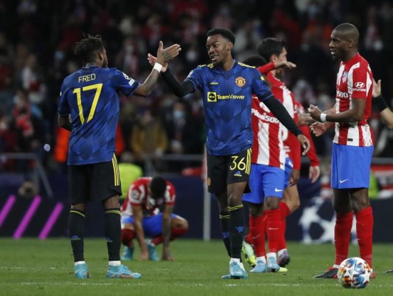 Champions League last-16 first-leg: Elanga earns Man United late draw at Atletico 