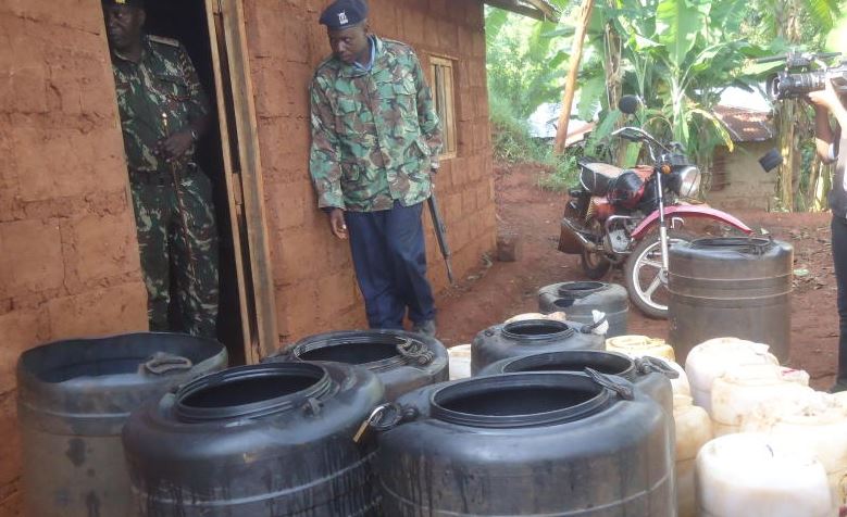 Chiefs hurt in chang'aa den raid