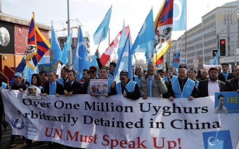 China attacking other countries to cover its rights abuses against Uyghur minorities