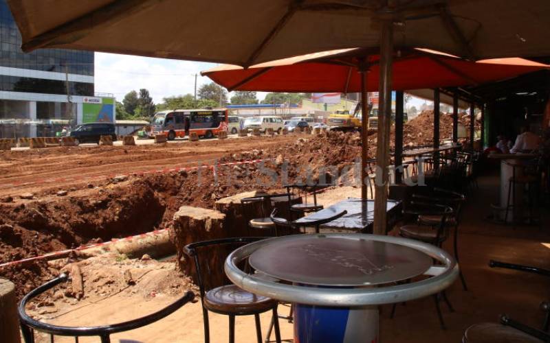 Expressway construction spoils the party at Njuguna’s Place