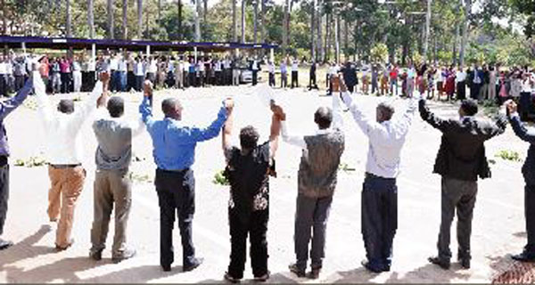 Striking workers clash with students at Egerton University