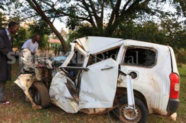 Eight killed as matatu and car collide head-on