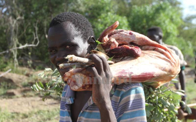 Smile after a good catch at Tiaty in Baringo. 