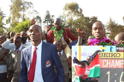 How Wanyonyi overcame Covid scare to conquer world athletics
