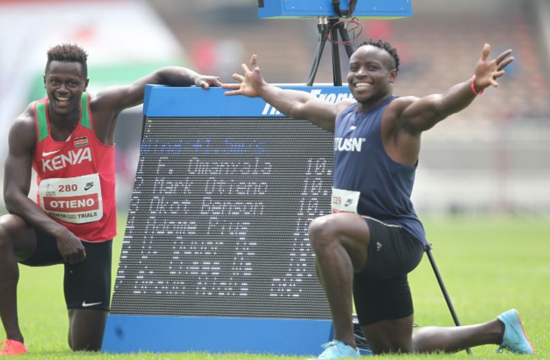 Kenya S Ferdinand Omanyala Mark Otieno Qualify For Tokyo Olympics The Standard Sports