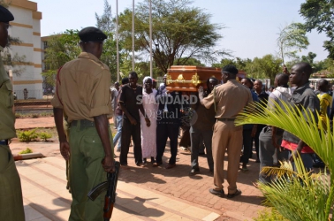 Mourners march to governor's office with empty coffins to demand re-opening of mortuary
