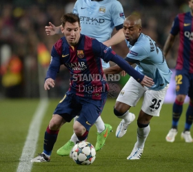 Barcelona 1 - 0 Manchester City: Rakitic on target as Messi-inspired Barca sink City