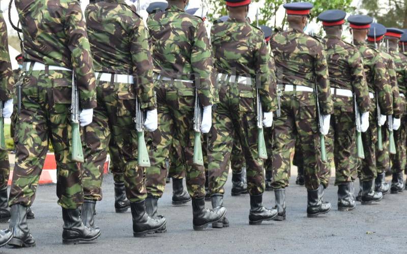Is KDF involvement in civilian roles legally justified?