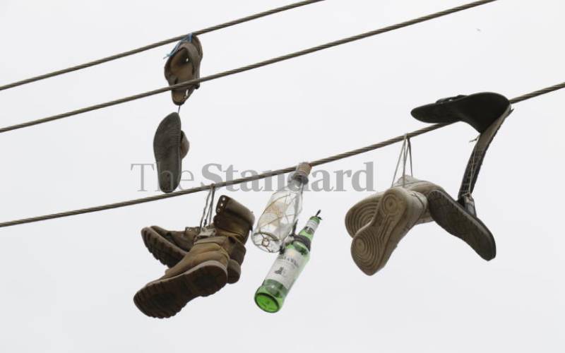 Some say the shoes mark out gang turfs