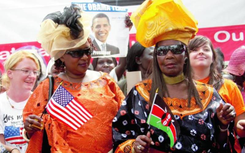 A vintage Manduli (R) ready to welcome Obama