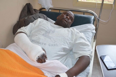 Kirinyaga trader hospitalised after alleged beating by police officers