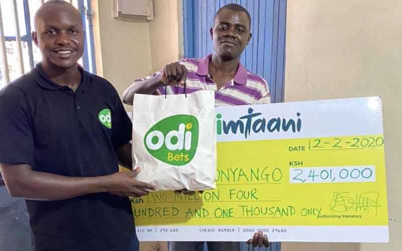 Kisumu mechanic first Odibets big winner in 2020