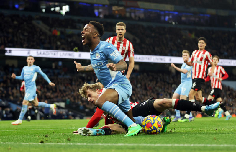 Leaders Man City go 12 points clear win over Brentford