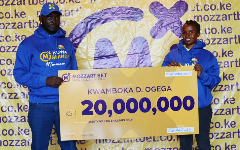 Man uses wife's account to bet, wins Sh20,000,000 on Mozzart Bet