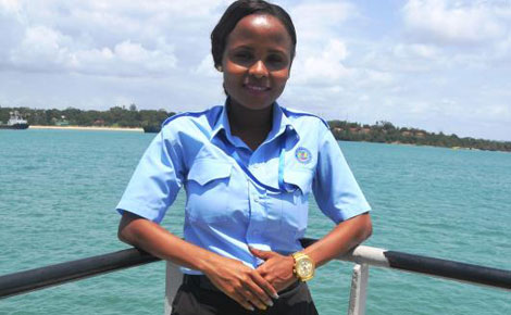 Meet our first female marine pilot