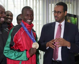 Martial Arts: Ambassador meets Kenya team
