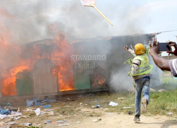 Mavoko MP to be arrested over burning of Syokimau police post