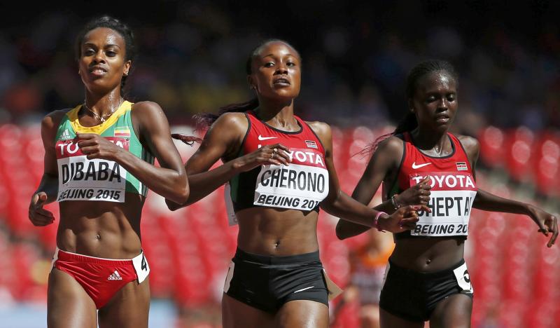 Mercy Cherono leads over 500 runners in the inaugural Nakuru City Marathon
