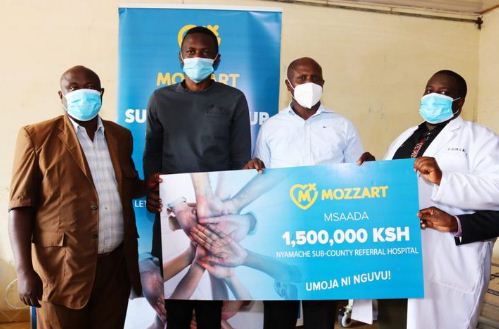 Mozzart donates ICU equipment worth Ksh 1.5 million to Nyamache Sub County Hospital