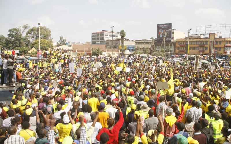 Muggings and traffic gridlocks downside of city political rallies