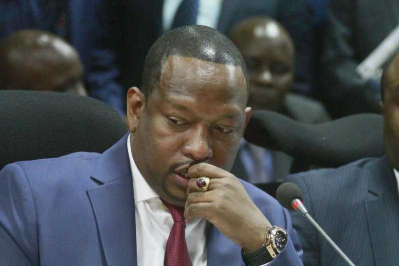 NMS is an illegal outfit, Sonko now tells Senate