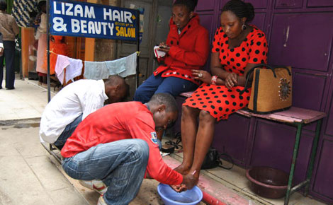 Male beauticians to beat joblessness in Nakuru