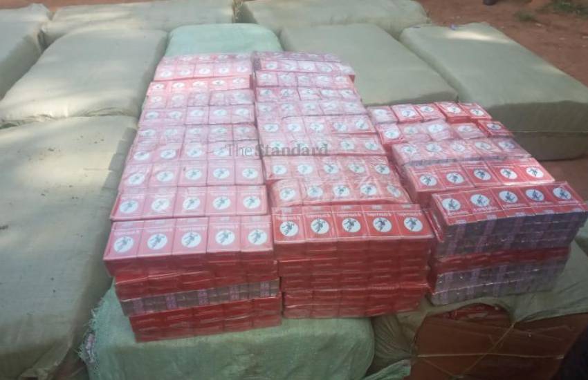 Police impound contraband cigarettes worth Sh2 million
