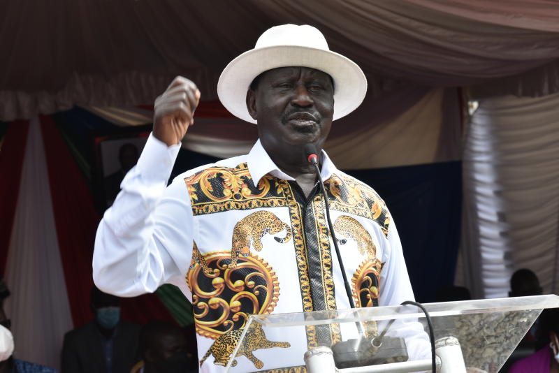 Raila promises to grow economy at 10 per cent