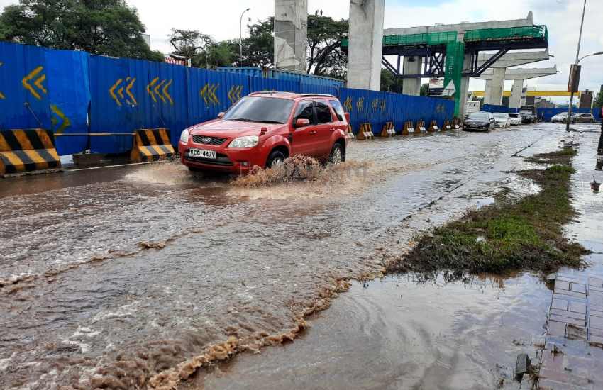 In towns, poor drainage is to blame...