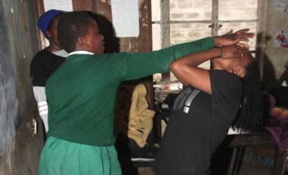 Schools boys and girls learn how to stop rape