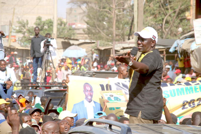 They have never slept hungry, Ruto says of rivals