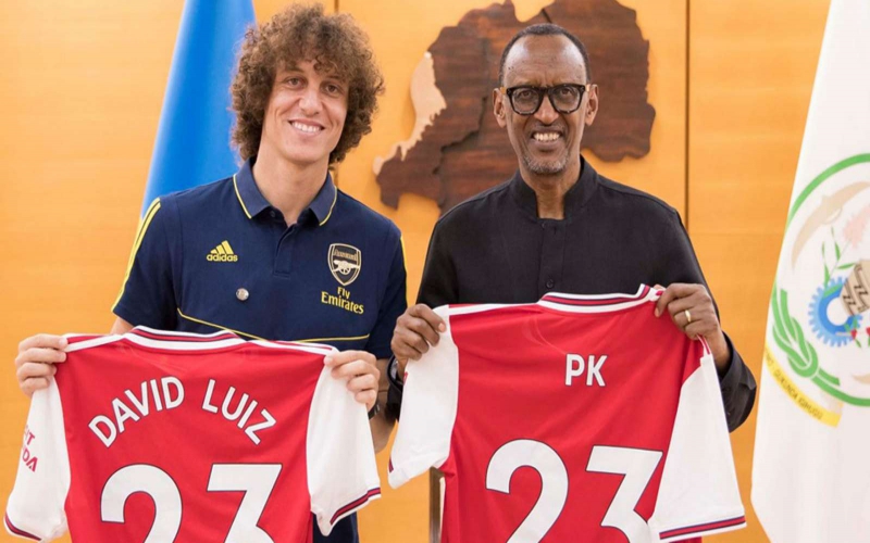 Arsenal Star impressed by Rwandan Kids 