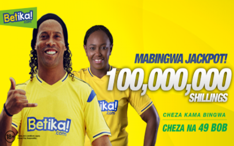 Betika introduces 'Mabingwa Jackpot' Customers to bet with Sh49 only