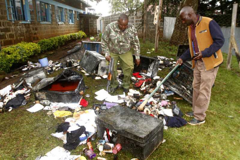 Fires: Students blackmail heads to go home