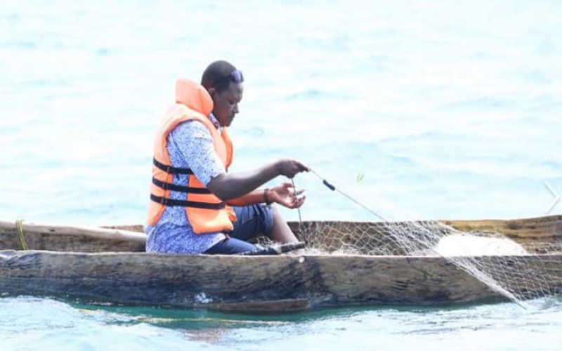 Governor Mutua goes fishing, warns Rotich against taxes