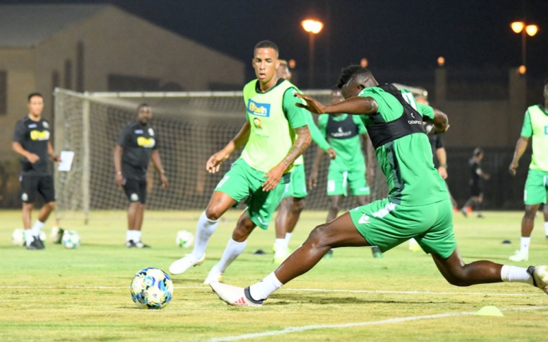 Harambee Stars’ intense training session in Egypt [Photos]