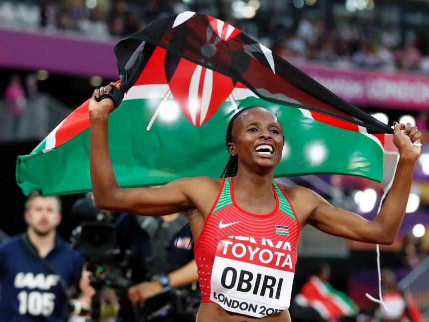 Obiri strikes gold for Kenya