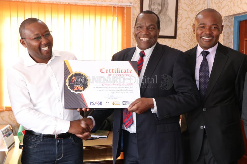 Kericho feted for clean audit