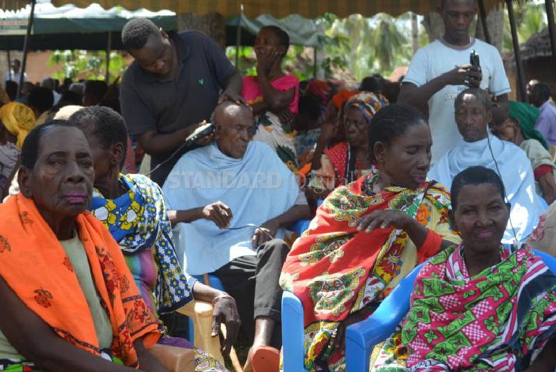 Kilifi South MP gives the elderly special New Year's treatment