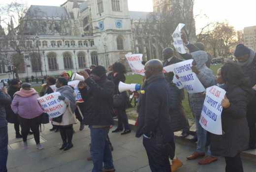 NASA supporters stage demonstrations in London