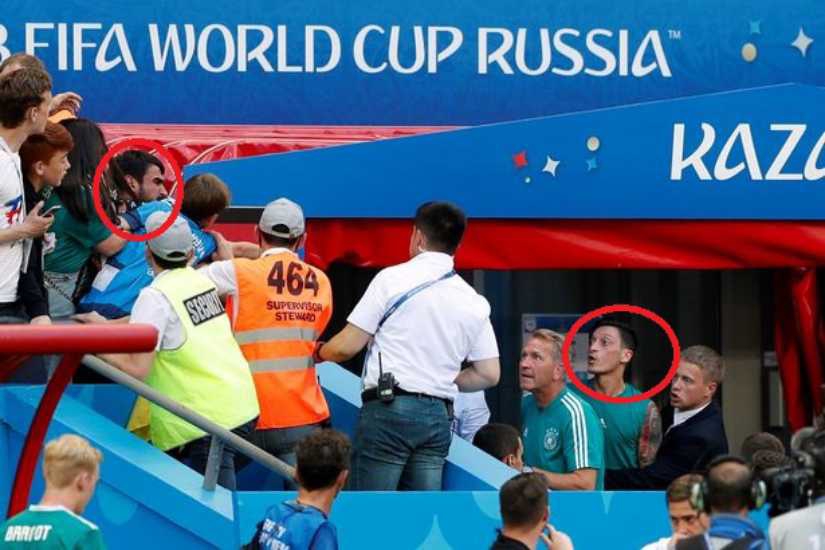 Ozil clashes with Germany fans after shocking World Cup exit