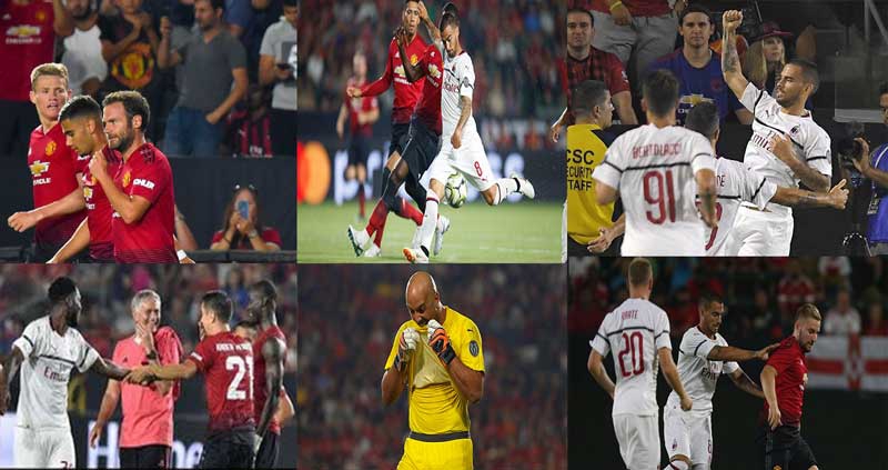 PHOTOS: Amazing shots from Man United v AC Milan 2018 ICC tournament match
