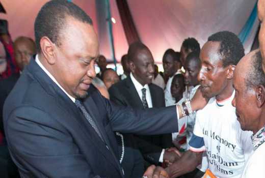 President Uhuru vows help for bereft Solai families